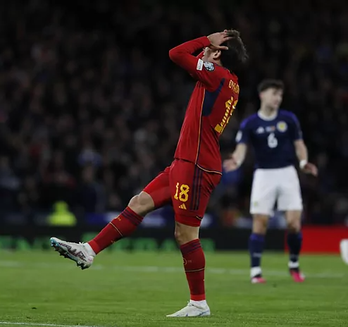 富联登录：欧预赛：西班牙0-2负 苏格兰连胜领跑 曼联大将2轮4球平C罗